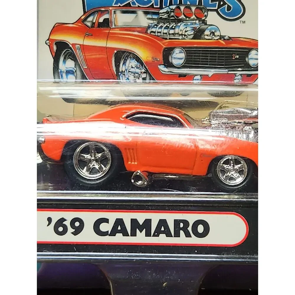 Muscle Machines 69 Camaro Orange 1:64 Diecast Car Collectible